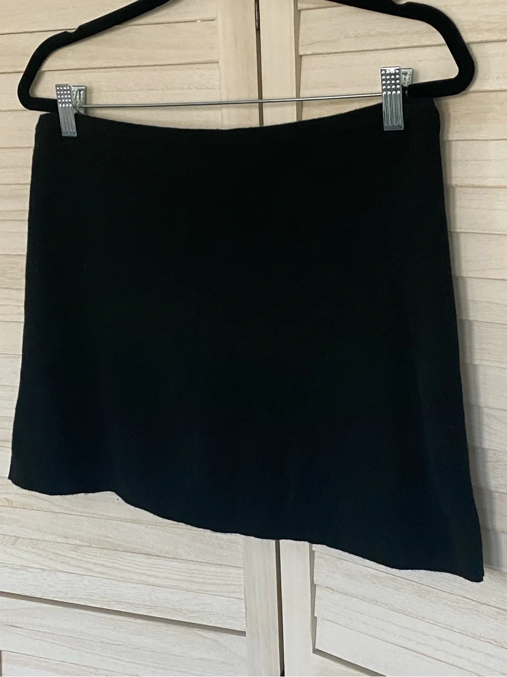 Wayf Black Knit Mini Skirt/Skort SZ XL NWT